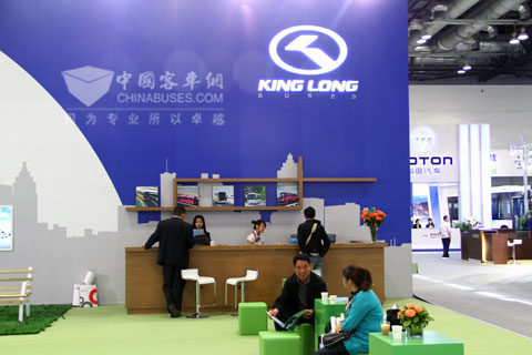 厦门金龙客车展台