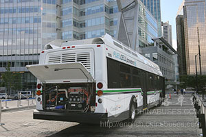 冬奥会赛场上的氢燃料电池巴士