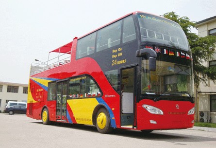 扬州亚星双层敞篷观光客车
