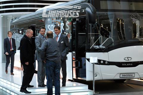 第63届汉诺威商用车展现场展车图片报道——Solaris 客车