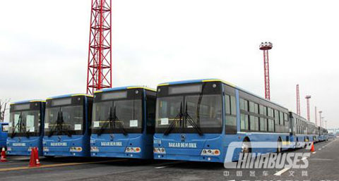 申龙客车出口塞内加尔