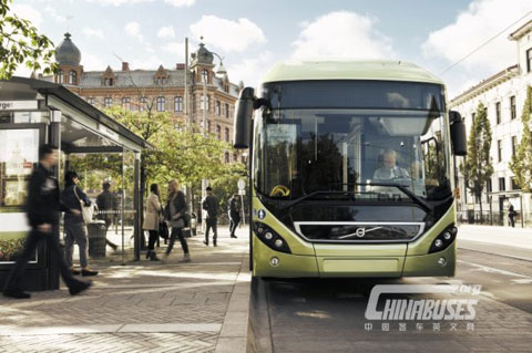 沃尔沃混合动力巴士