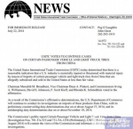 美对华轮胎关税或超60%