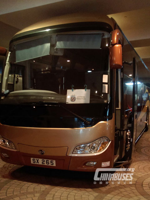 百路佳客车荣耀出征：为阿根廷足球国家队提供接送服务