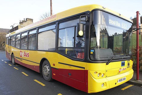 在欧洲发达国家,校车全是平头造型