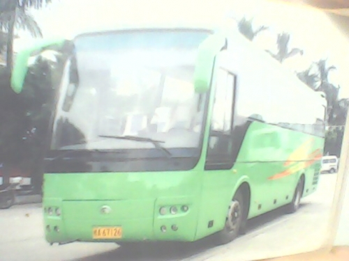 宇通6110H型豪华客车急转