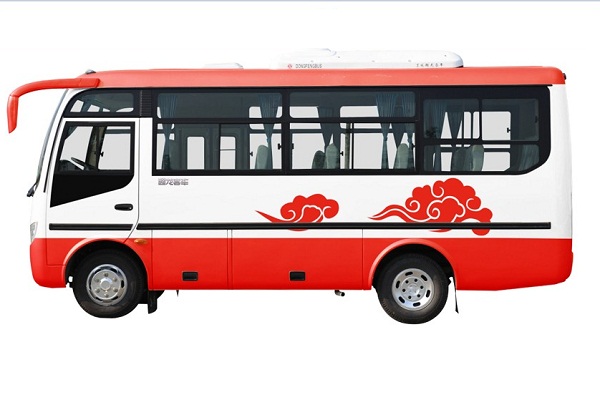 东风超龙EQ6608LTV1客车（柴油国五10-19座）