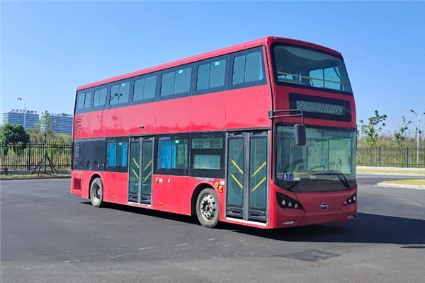 比亚迪BYD6100BD2EV1低入口双层公交车（纯电动28-58座）