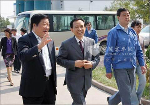 国家质检总局副局长蒲长城视察潍柴