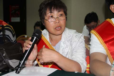 东风康明斯金牌用户王金红女士