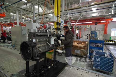 东风康明斯再制造生产中