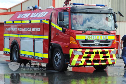 爱尔兰克莱尔郡消防救援车