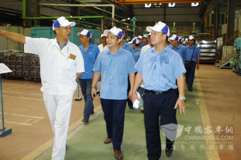 玉柴技师外出考察