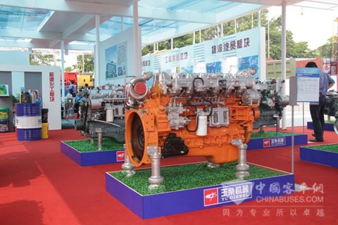 东盟博览会玉柴展厅一角