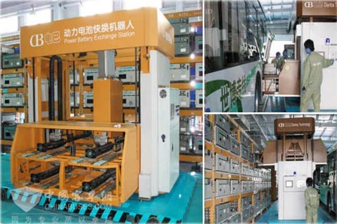 上海电巴科技CB动力电池快换机器人