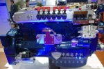 潍柴蓝擎天然气发动机亮相内燃机展