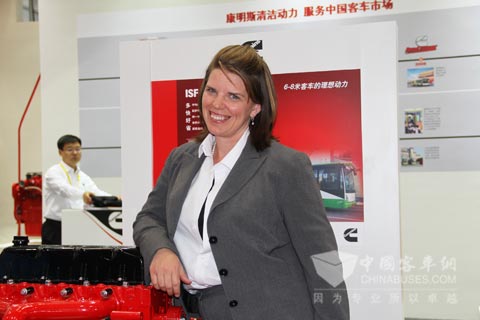 康明斯全球客车总经理Theodosia Rush女士