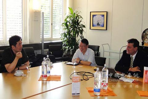 玉柴董事主席晏平会晤瓦锡兰低速机总裁