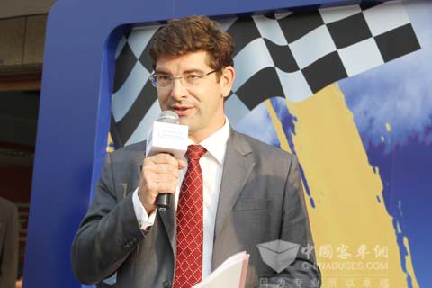 米其林卡客车轮胎市场总监范德恩先生