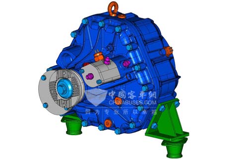 直接安装在艾里逊自动变速箱上的特殊换向分动模块