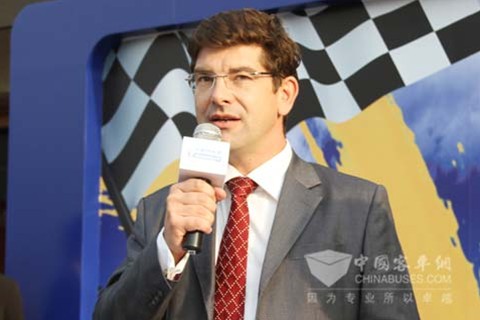 米其林中国卡客车轮胎部市场总监范德恩