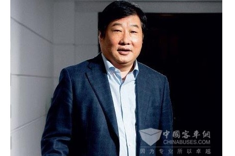 全国人大代表、中国内燃机工业协会理事长、潍柴控股集团董事长谭旭光