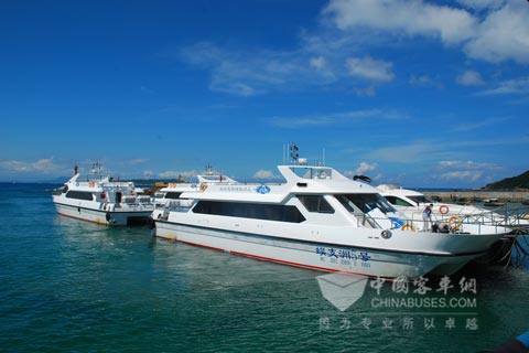 装配玉柴YC6T的蜈支洲号