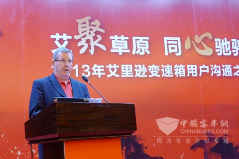 艾里逊公司国际市场营销、销售及服务副总裁Michael Headly（迈克·赫德利）