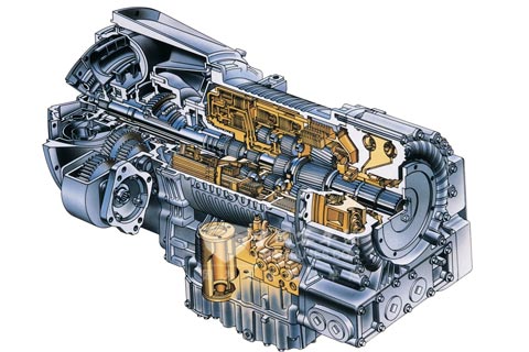 艾里逊3000系列全自动变速箱剖面图