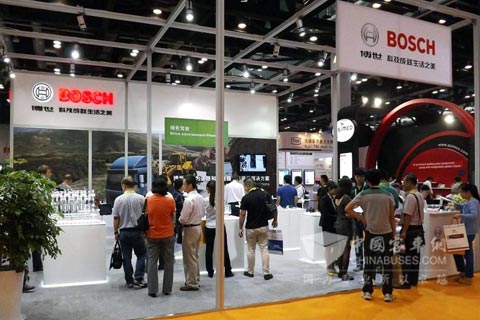 第十二届中国国际内燃机及零部件展览会博世展台