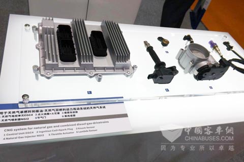 博世展出商用车天然气动力系统创新技术