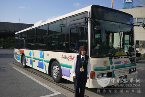 Heiwa-Kotsu公司的女驾驶员数量已达10%以上