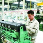 首批锡柴奥威11升天然气发动机亮相