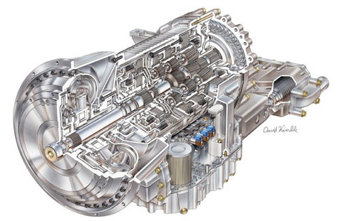装配在百路佳城市之星铰接式客车上的艾里逊T390R系列六挡全自动变速箱