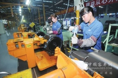 　　玉柴工业园企业生产繁忙