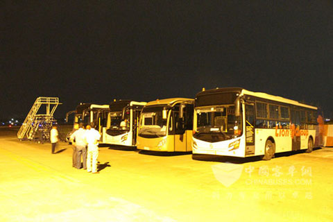 玉柴客车发动机在印尼雅加达国际机场服役