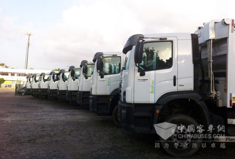 Marquise集团正将其现有车辆逐步更换成装配艾里逊全自动变速箱的卡车