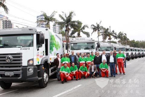 Ecofor车队隶属Marquise集团塞阿拉州福塔雷萨市分部