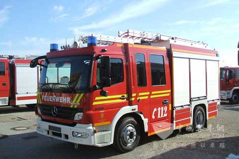 慕尼黑消防车装配了内置一体式缓速器的艾里逊3000系列变速箱