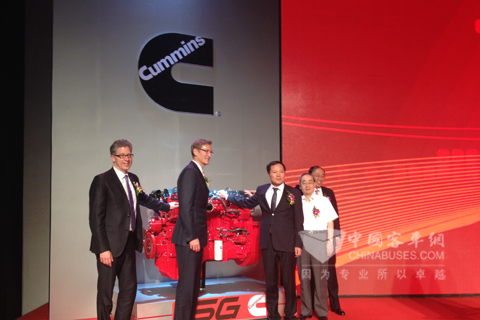 福田康明斯ISG系列重型发动机量产下线