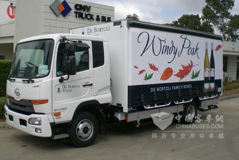 添加了艾里逊变速箱的自动挡卡车得到了酒庄工作人员的认可