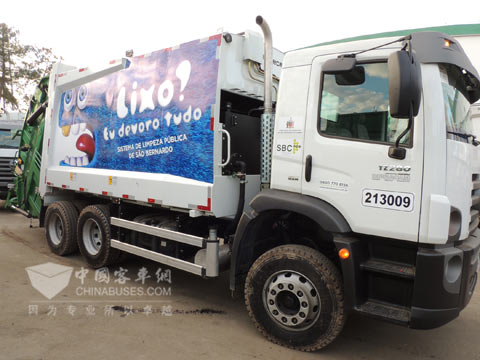 到今年年底,Loga的150辆压缩垃圾车将全部装配艾里逊自动变速箱