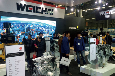 潍柴携多款动力产品亮相工程机械交易会