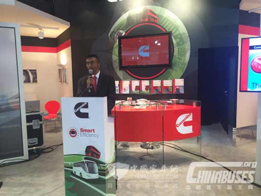 康明斯全球客车市场总经理Kartik Ramanan